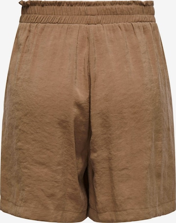 ONLY Loose fit Pants 'IRIS' in Brown