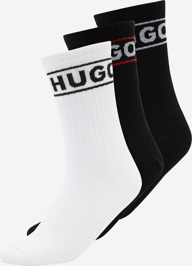 HUGO Sokker i grå / rød / sort / hvid, Produktvisning