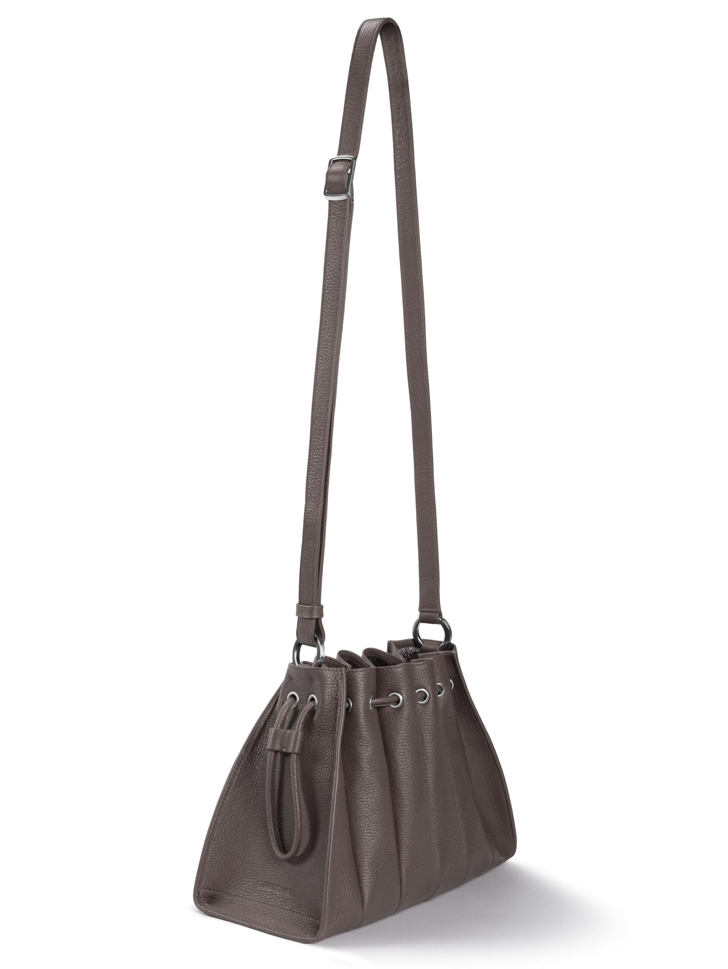 Gretchen Pouch 'Fan' in Grey