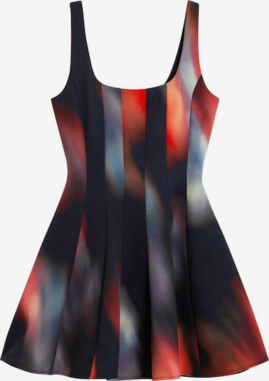 Desigual Mekko koossa 40 värissä harmaa / punainen / musta, Tuotenäkymä