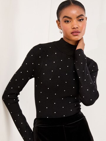 Lipsy Пуловер в черно: отпред