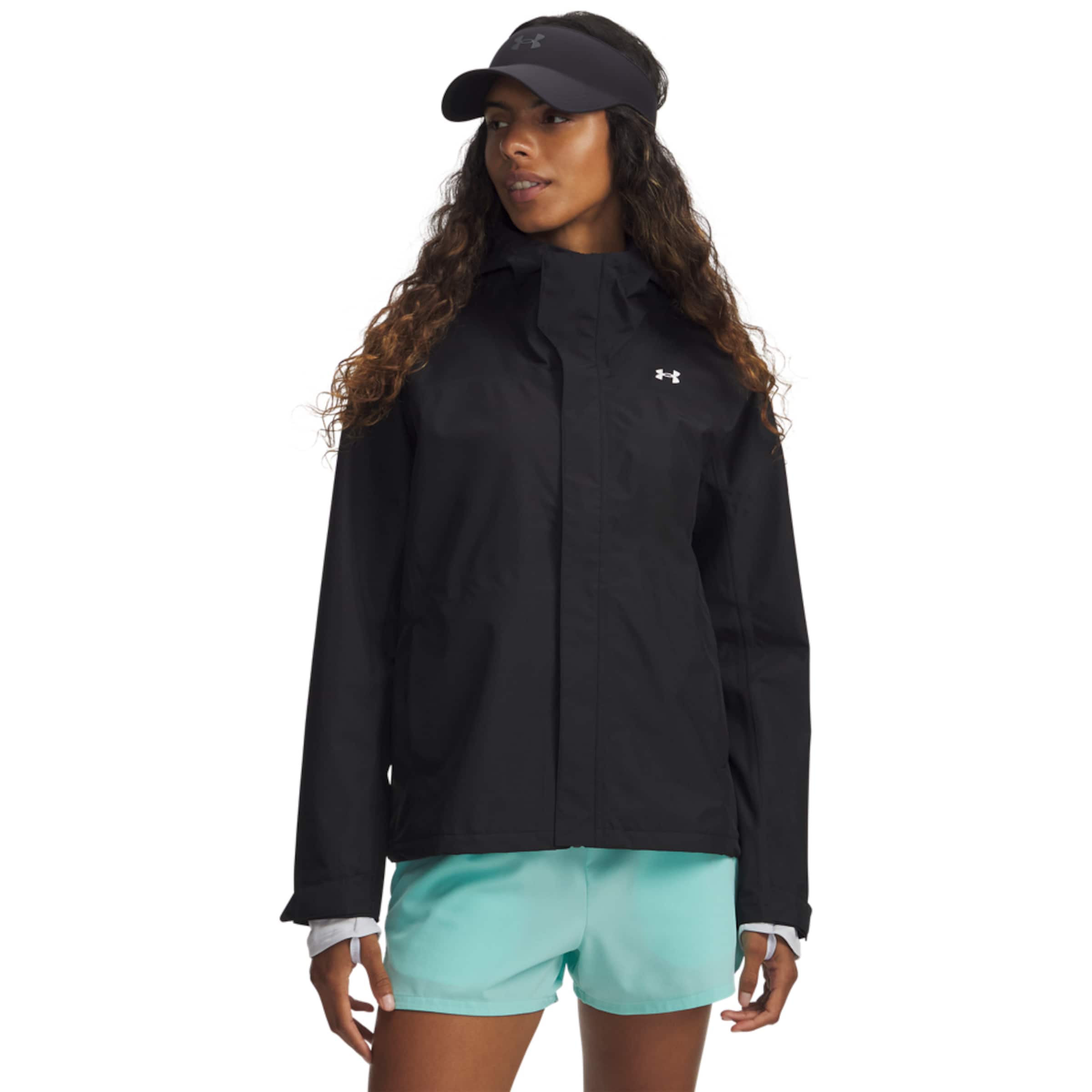 UNDER ARMOUR Athletic Jacket in Black: front