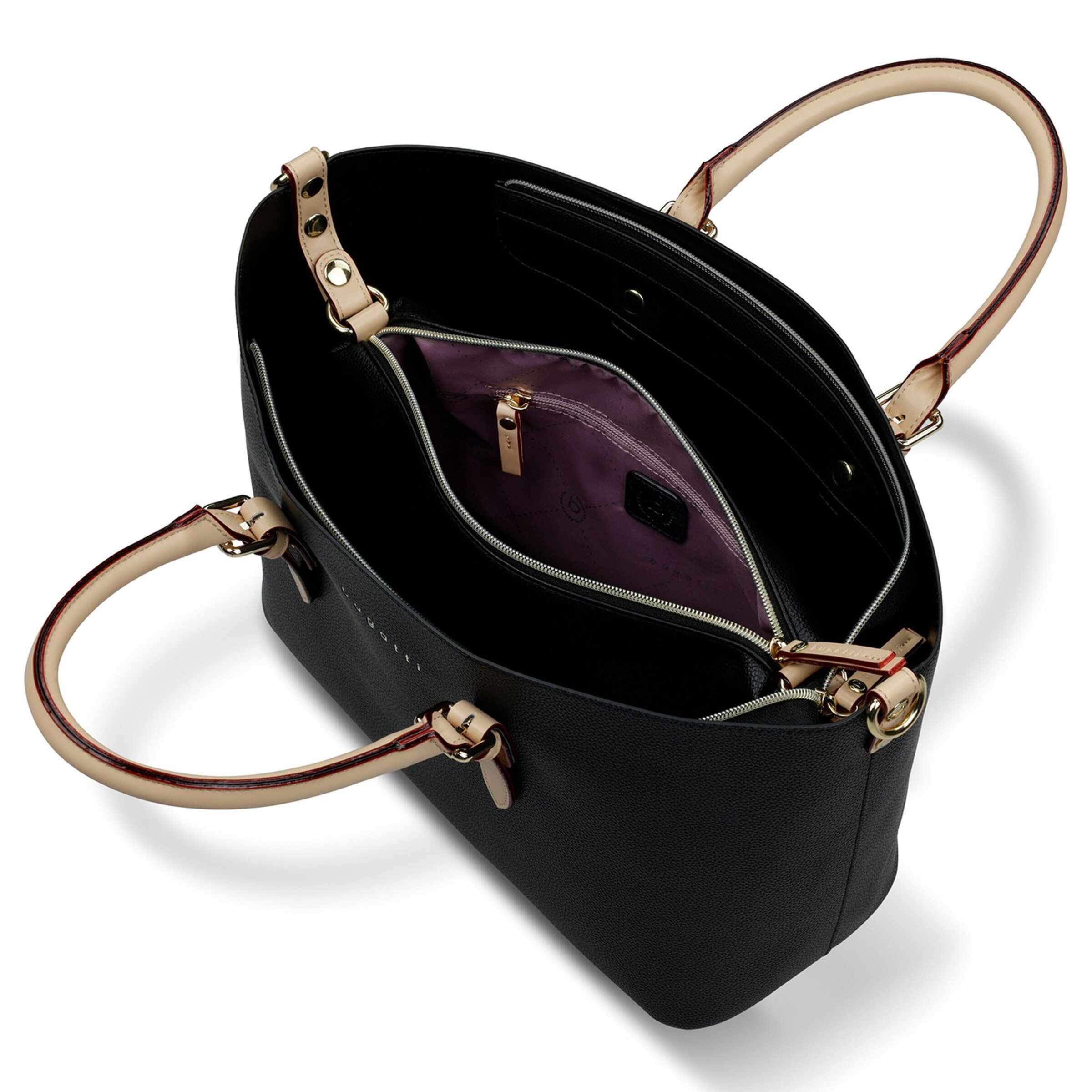 Cabas 'Ella' bugatti en noir