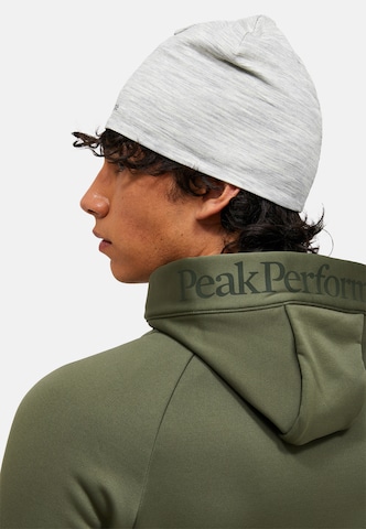PEAK PERFORMANCE Fleece jacket 'M Rider Essentials Midlayer Zip Hood' in Green
