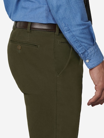 Regular Pantalon chino 'Bonn 2-8616' MEYER en vert