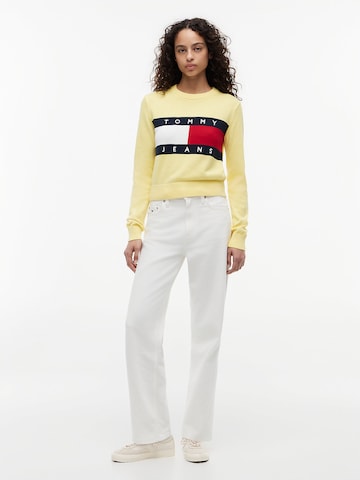 Pull-over Tommy Jeans en jaune