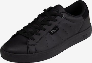 Baskets basses 'LUSSO' FILA en noir : devant