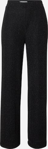 PULZ Jeans Loosefit Housut 'PZ HAZEL' värissä musta: etupuoli