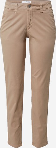 SELECTED FEMME Tapered Trousers 'Mіley' in Brown: front