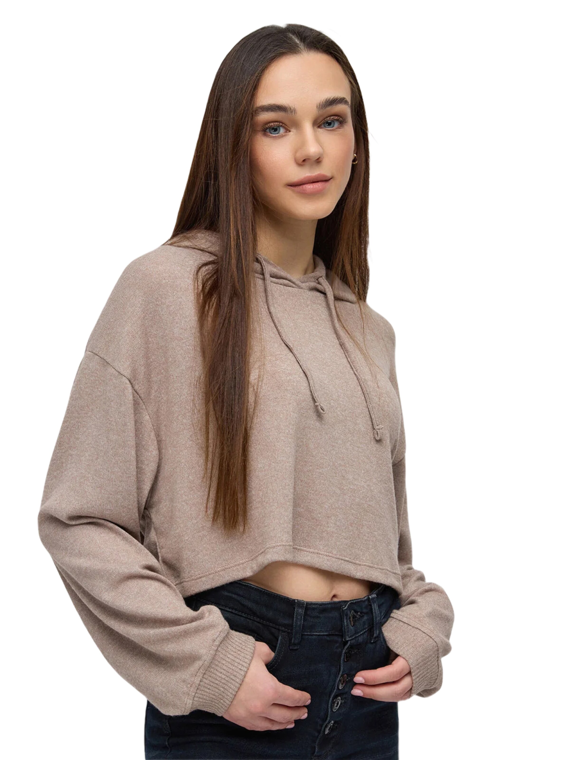 No Matter What Sweatshirt 'Ball' in Beige: Vorderseite