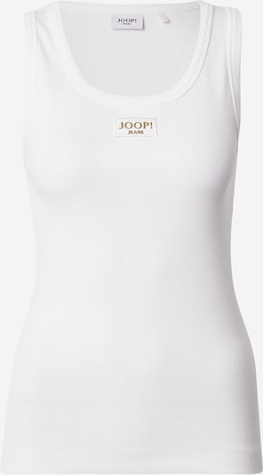 JOOP! Jeans Топ 'Tana' в Горчичный / Белый, Обзор товара