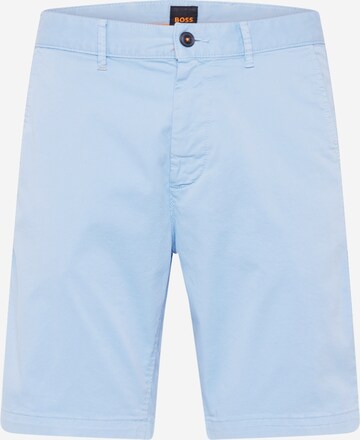 Pantalon chino BOSS en bleu : devant