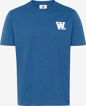 mėlyna WOOD WOOD Marškinėliai 'WWAce': priekis