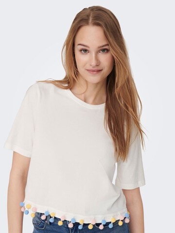 T-shirt 'FILIPPA' ONLY en blanc