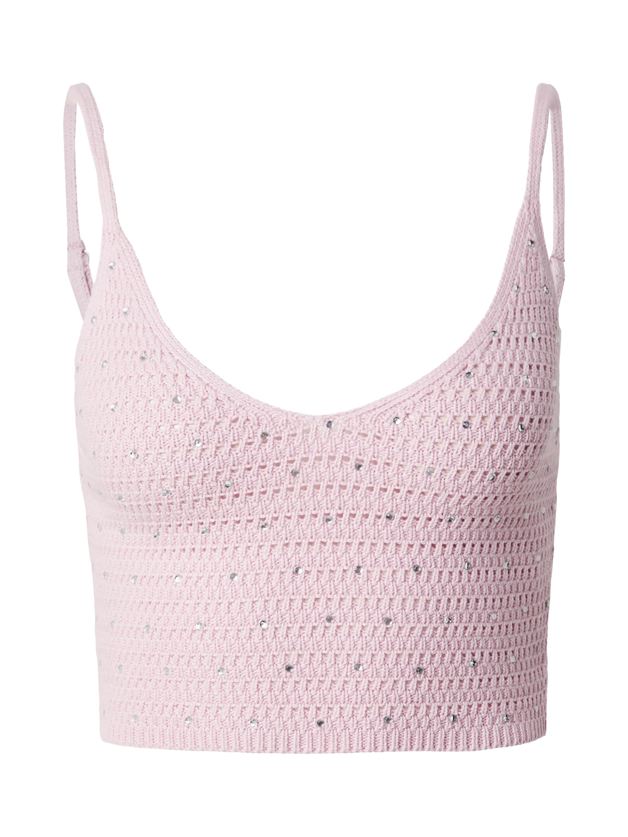 Tally Weijl Knitted top in Pink: front