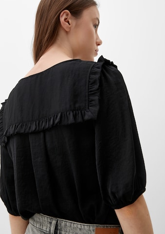 QS Blouse in Zwart