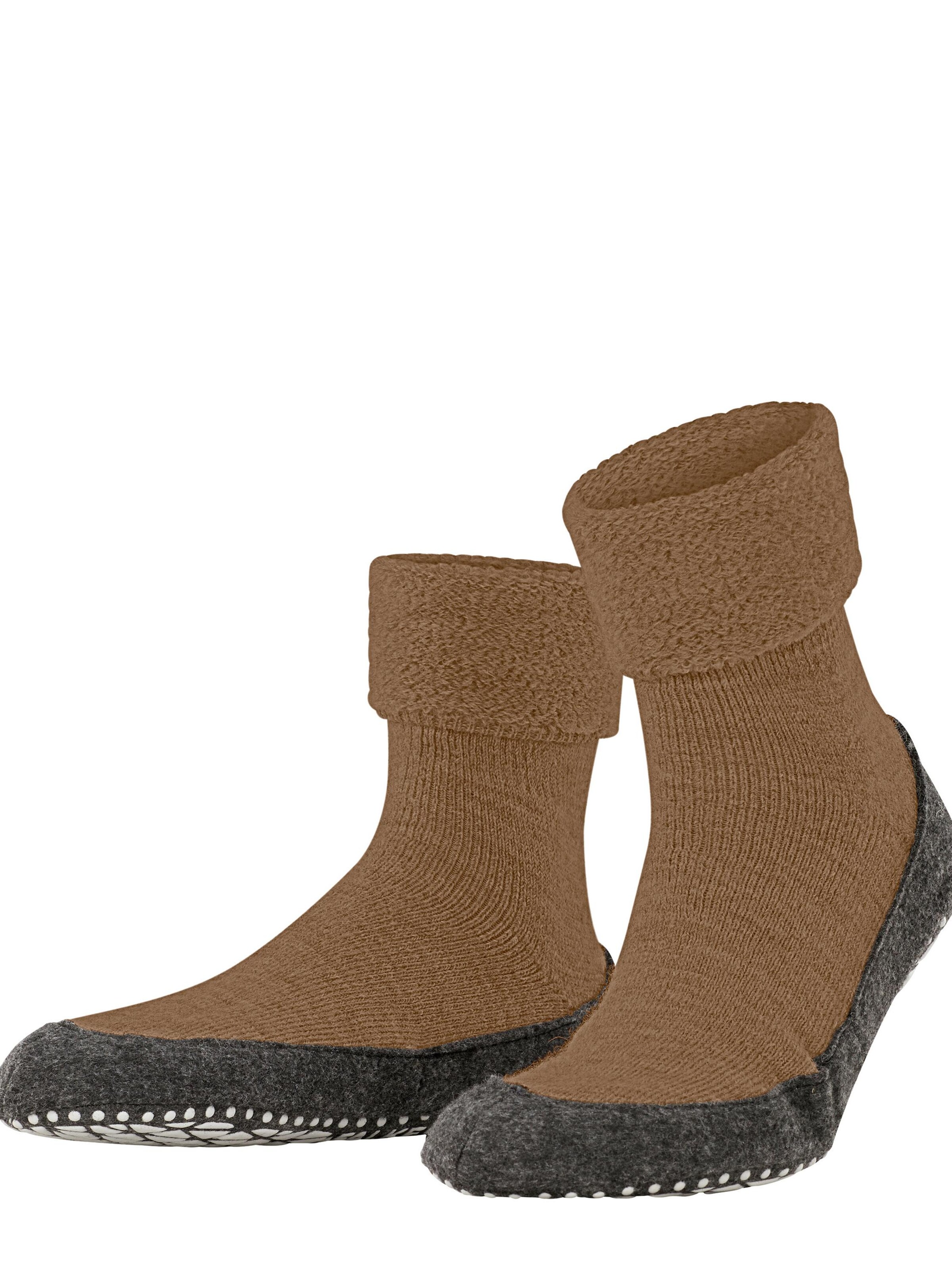 FALKE Slippers 'Cosyshoe' in Beige: front