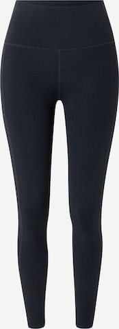 SKECHERS Skinny Workout Pants in Black: front