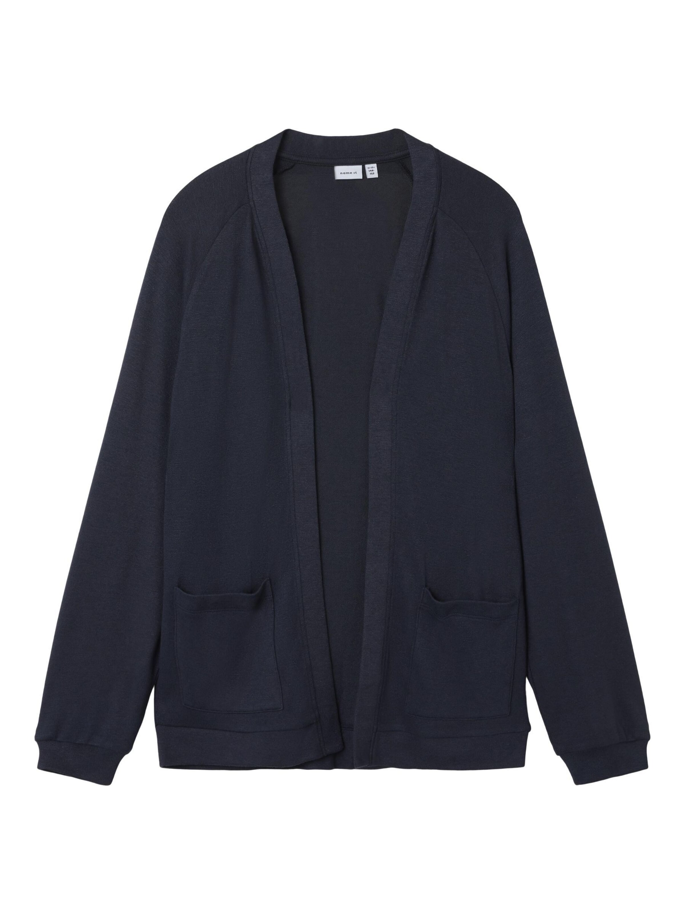 NAME IT - Cárdigan en azul: frente