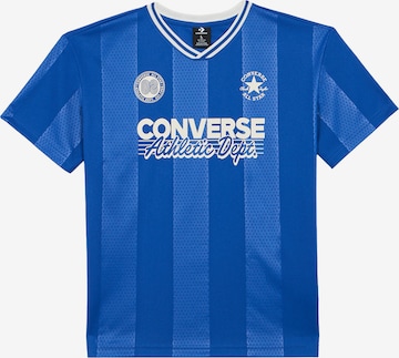 mėlyna CONVERSE Marškinėliai: priekis