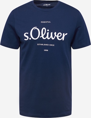 s.Oliver T-Shirt in Blau: predná strana