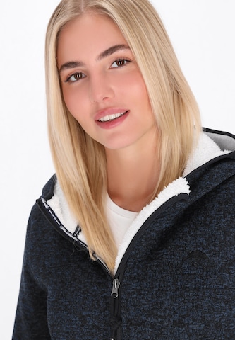 Schmuddelwedda Fleece jas in Blauw