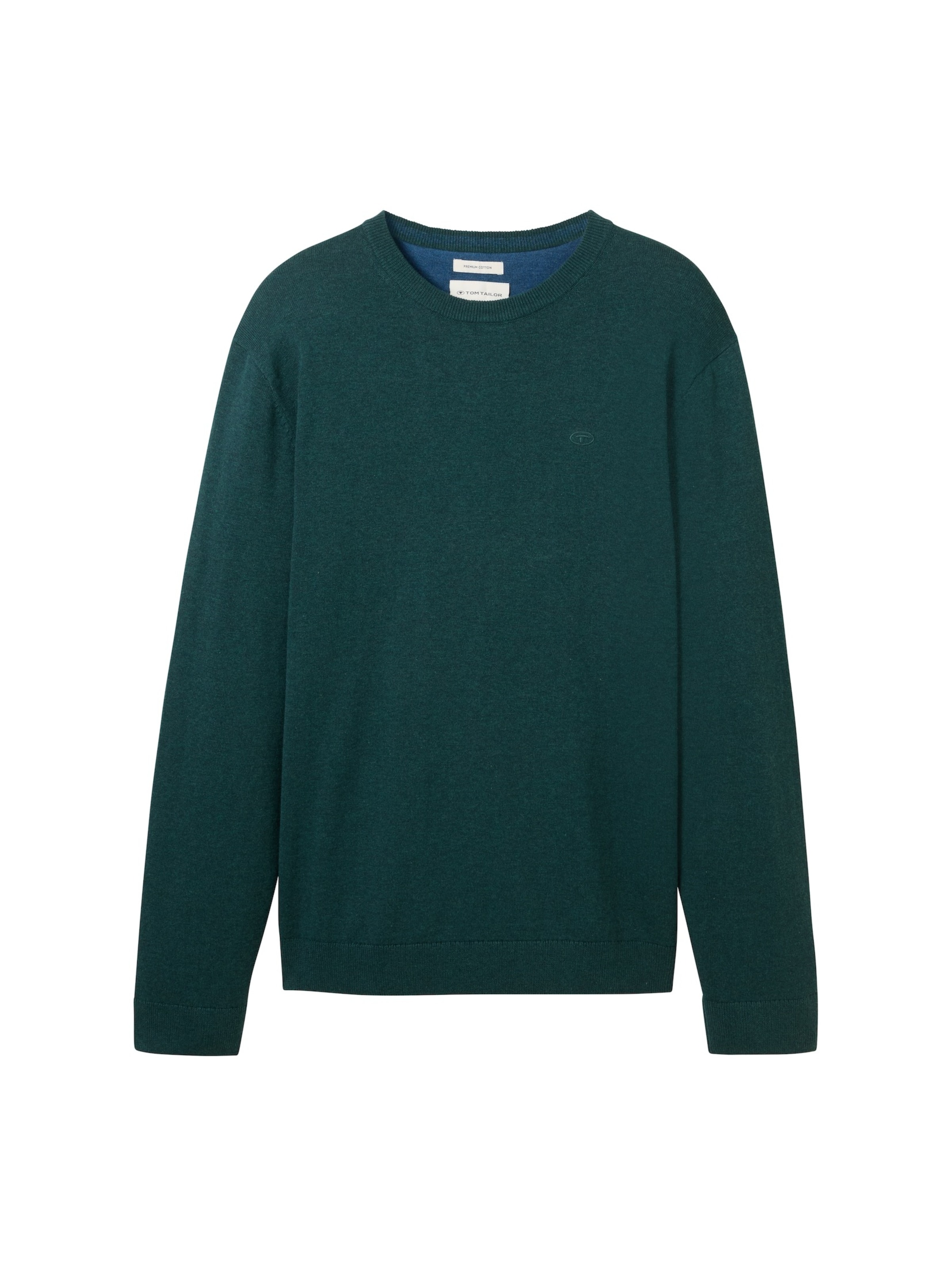 TOM TAILOR Sweater in Green: front