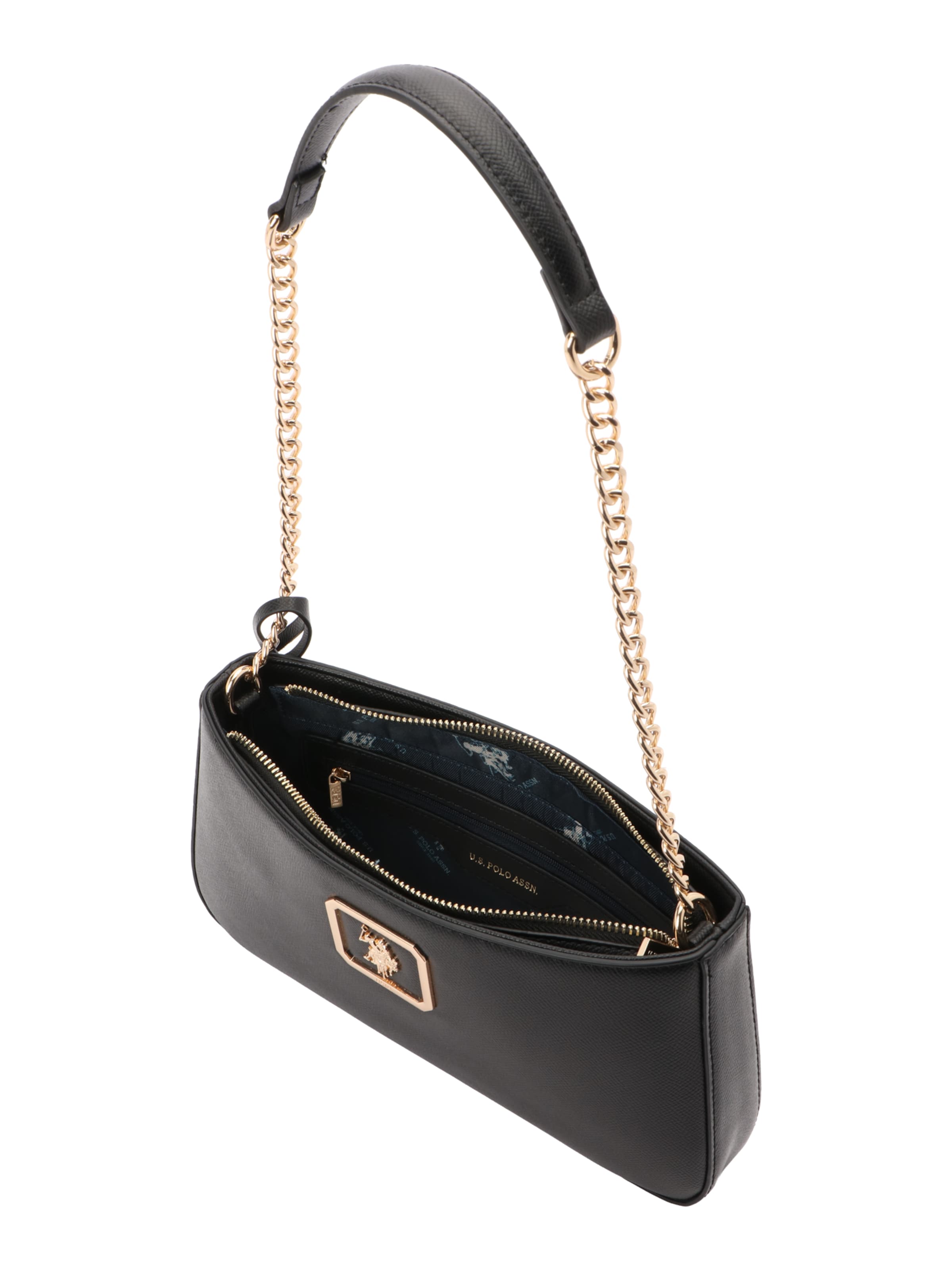 U.S. POLO ASSN. Tasche in Schwarz: oben