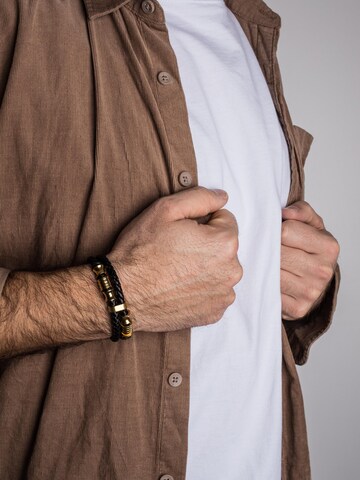 Akitsune Armband 'Gracilitas'‌‌‌‌‌‌ in Schwarz: Vorderseite