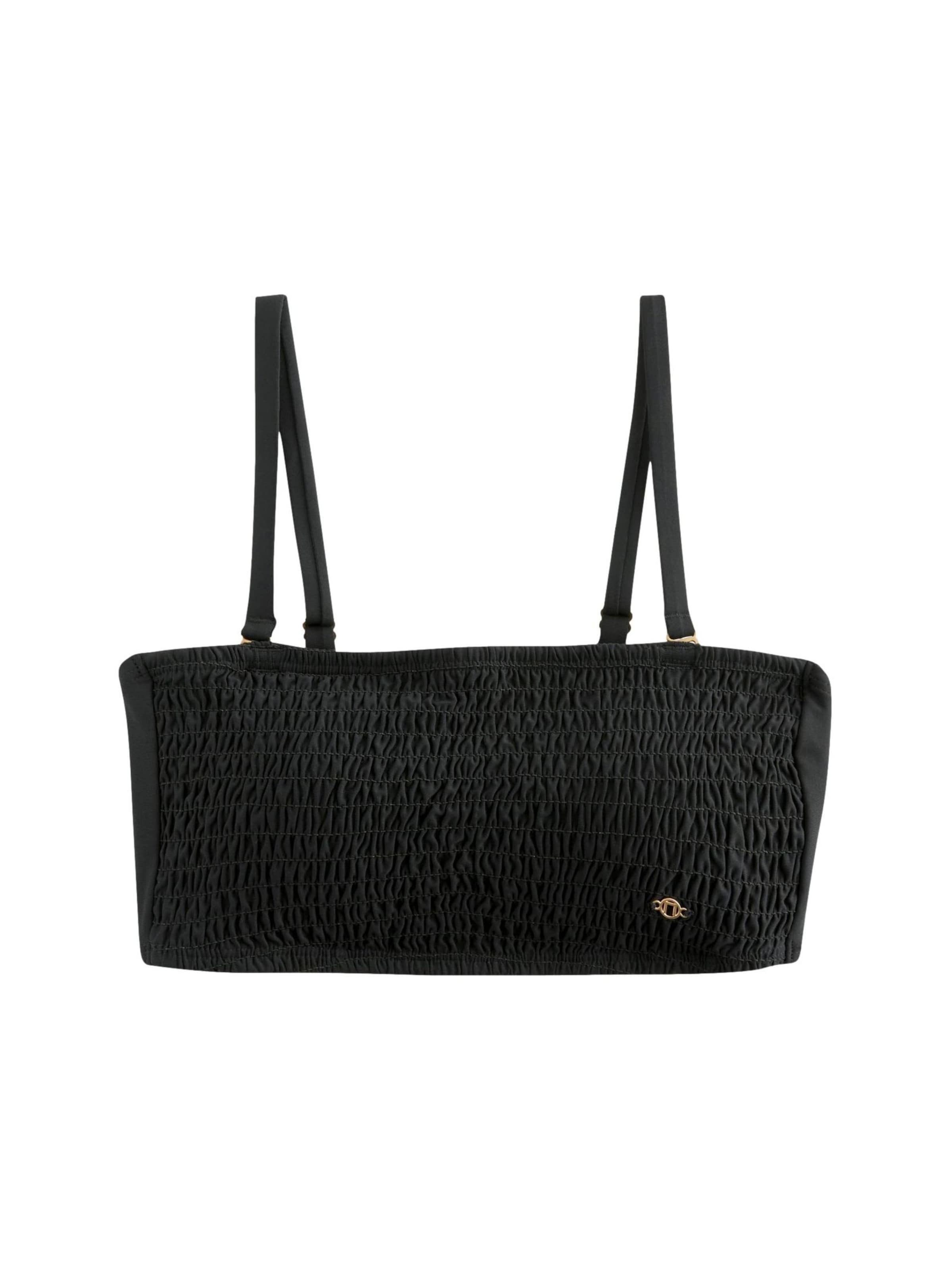 Next Μπαντό Τοπ μπικίνι σε μαύρο: μπροστά