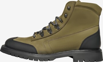 Henry Stevens Lace-Up Boots 'Barkley' in Green