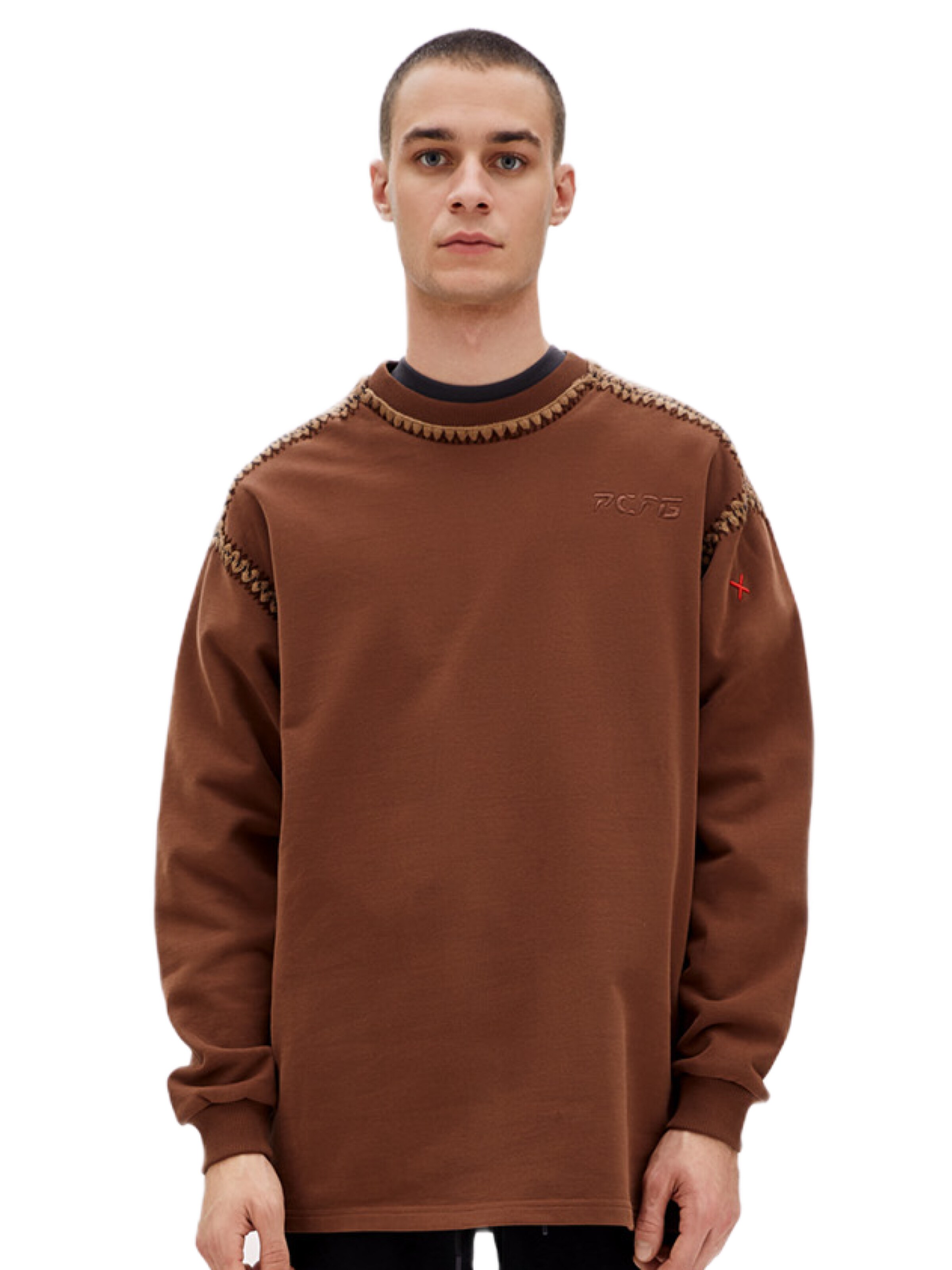 PCFG Sweatshirt in Brown: front