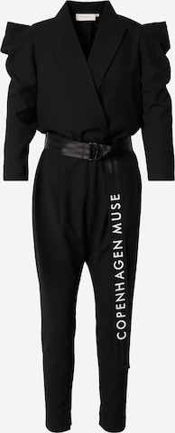 Copenhagen Muse Jumpsuit 'Bliz' in Black: front