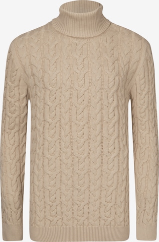 Pull-over Jimmy Sanders en beige : devant