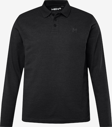 Men Plus Shirt in Schwarz: Vorderseite