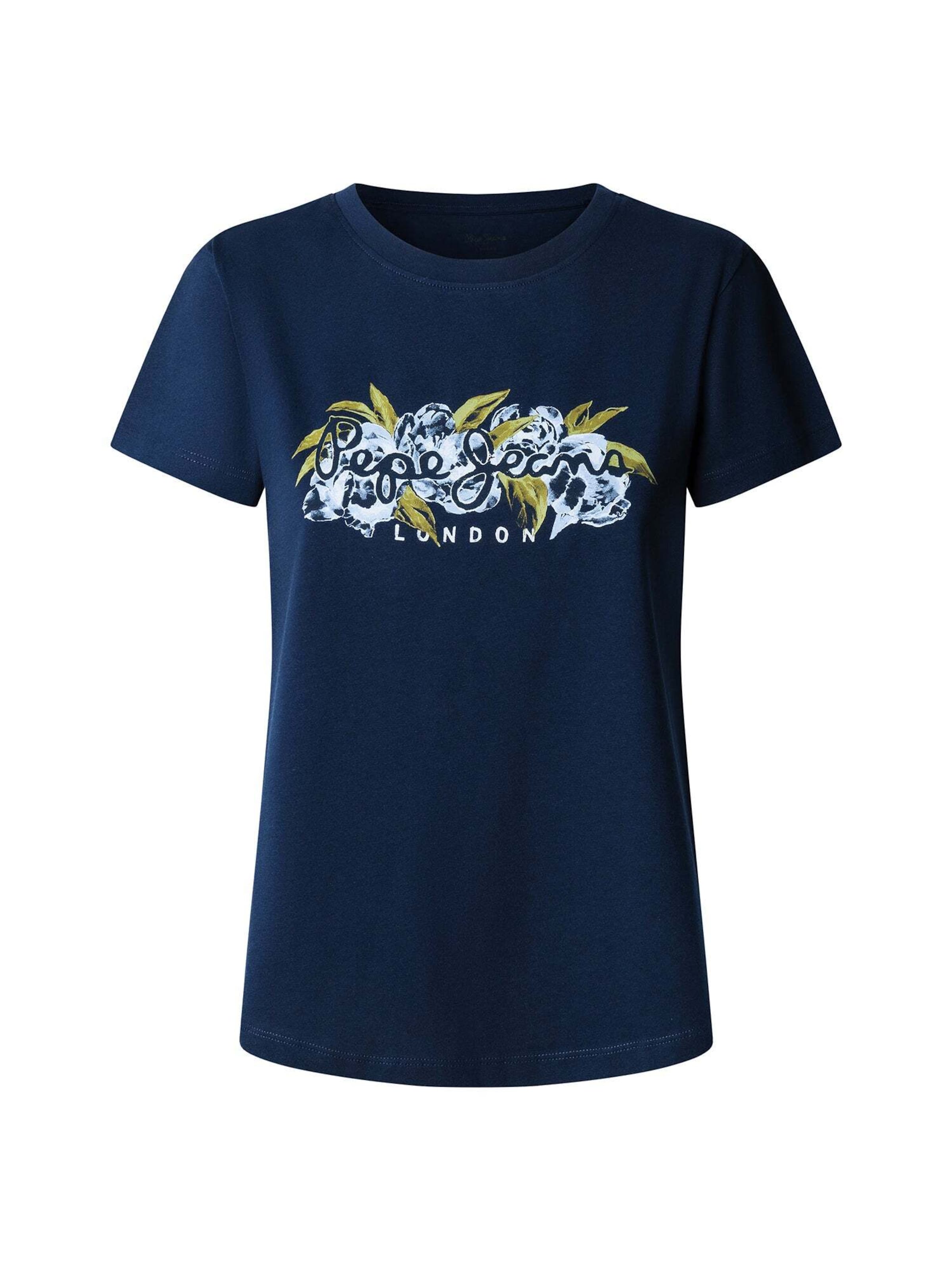 T-shirt 'MAHINA' Pepe Jeans en bleu : devant
