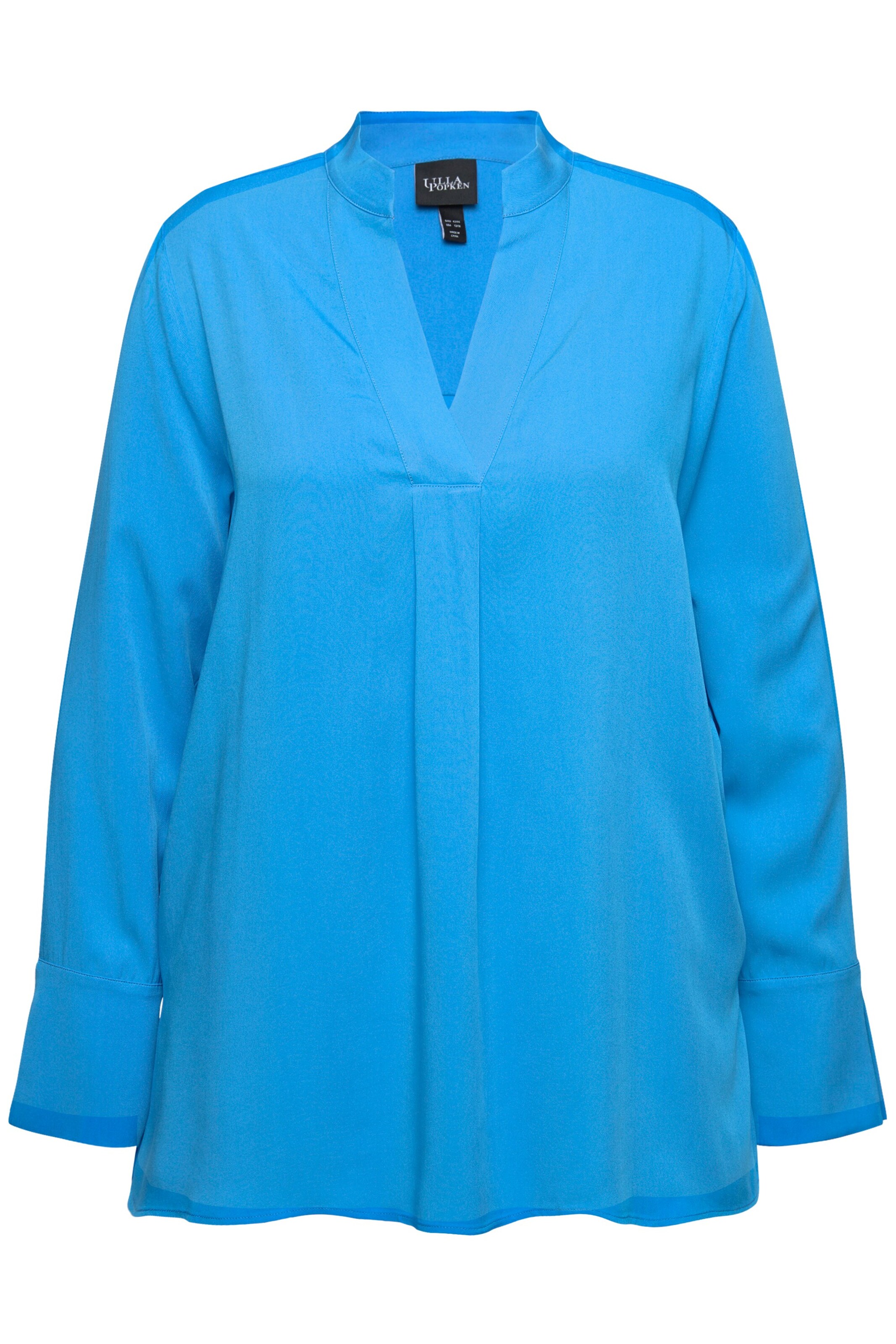 Ulla Popken Bluse in Blau: Vorderseite