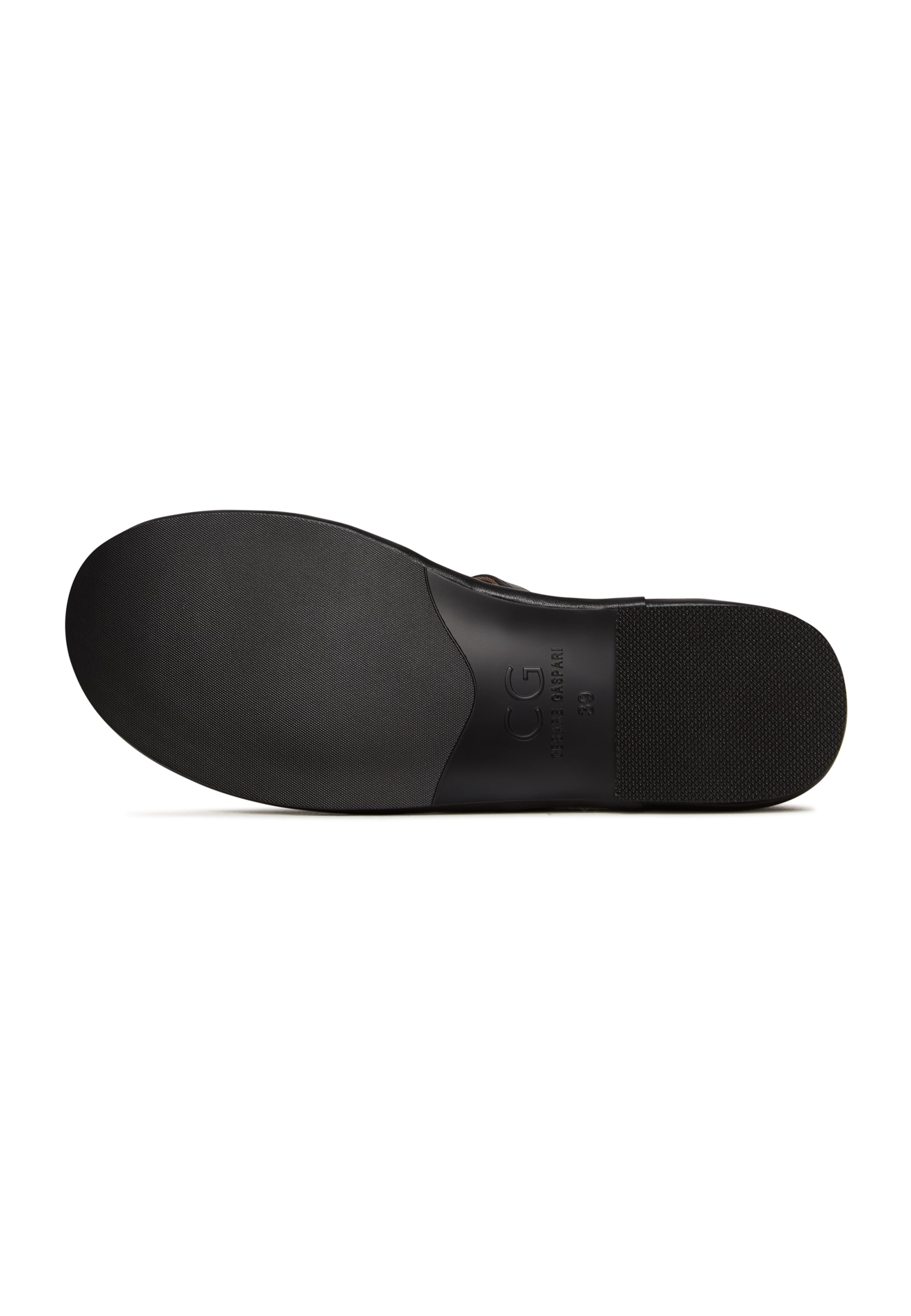 CESARE GASPARI Strap ballerina in Black