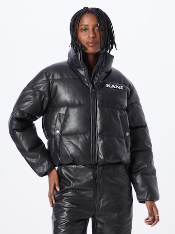 Karl Kani Winter Jacket in Black: front