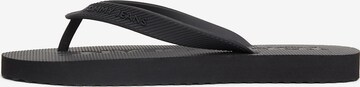 Tommy Jeans - Sandalias de dedo en negro: frente