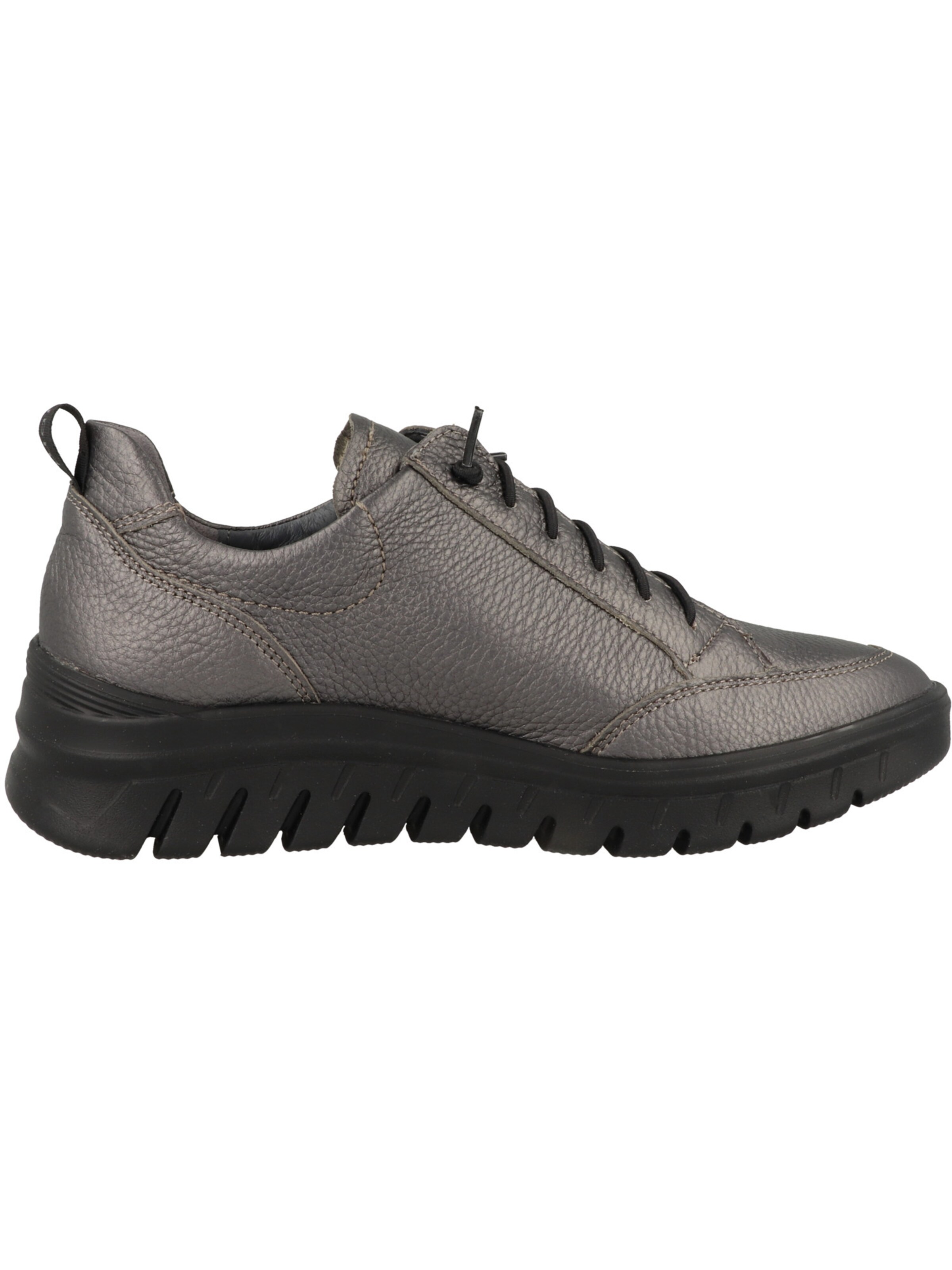 WALDLÄUFER Sportlicher Schnürschuh in Grau
