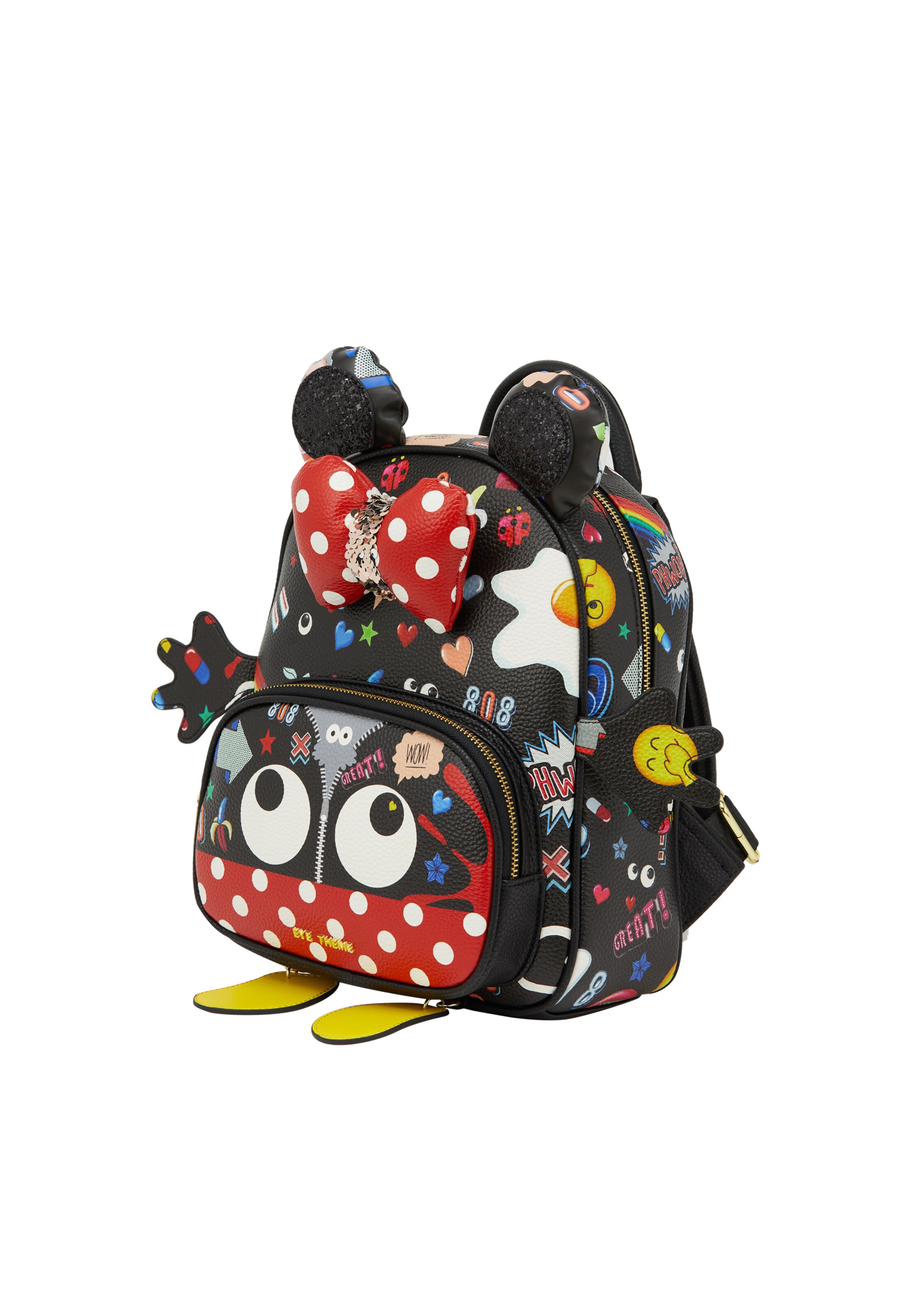 MYMO - Mochila 'Pop Eyetheme' en negro