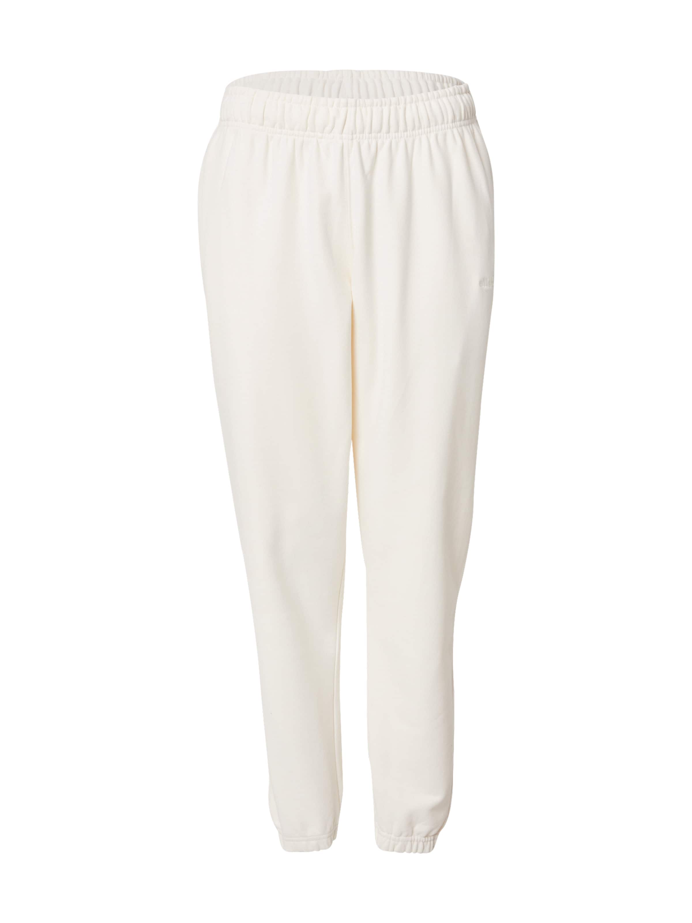 ELLESSE Tapered Byxa 'Pideura' i vit: framsida