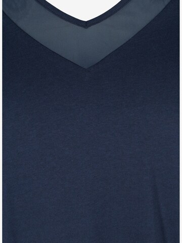Zizzi Koszulka 'EFANNEY' w kolorze niebieski