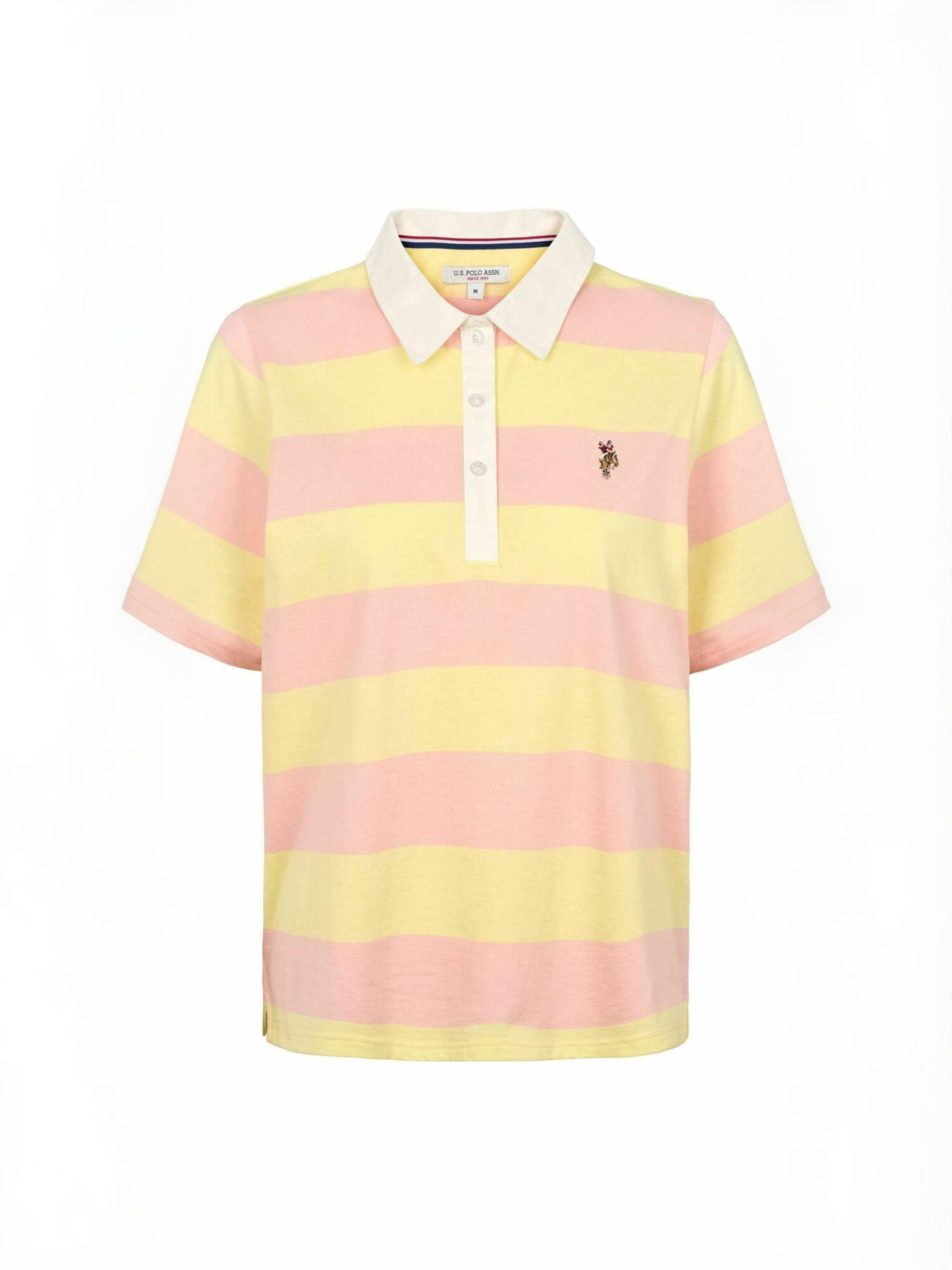 U.S. POLO ASSN. Polo shirt ' UWLaena ' in Pink: Vorderseite