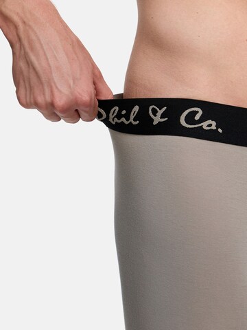 Phil & Co. Berlin Boxershorts ' Long Boxer Briefs ' in Zwart