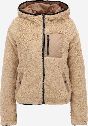 Vero Moda Tall Fleece Jacket 'STELLA' in Brown: front