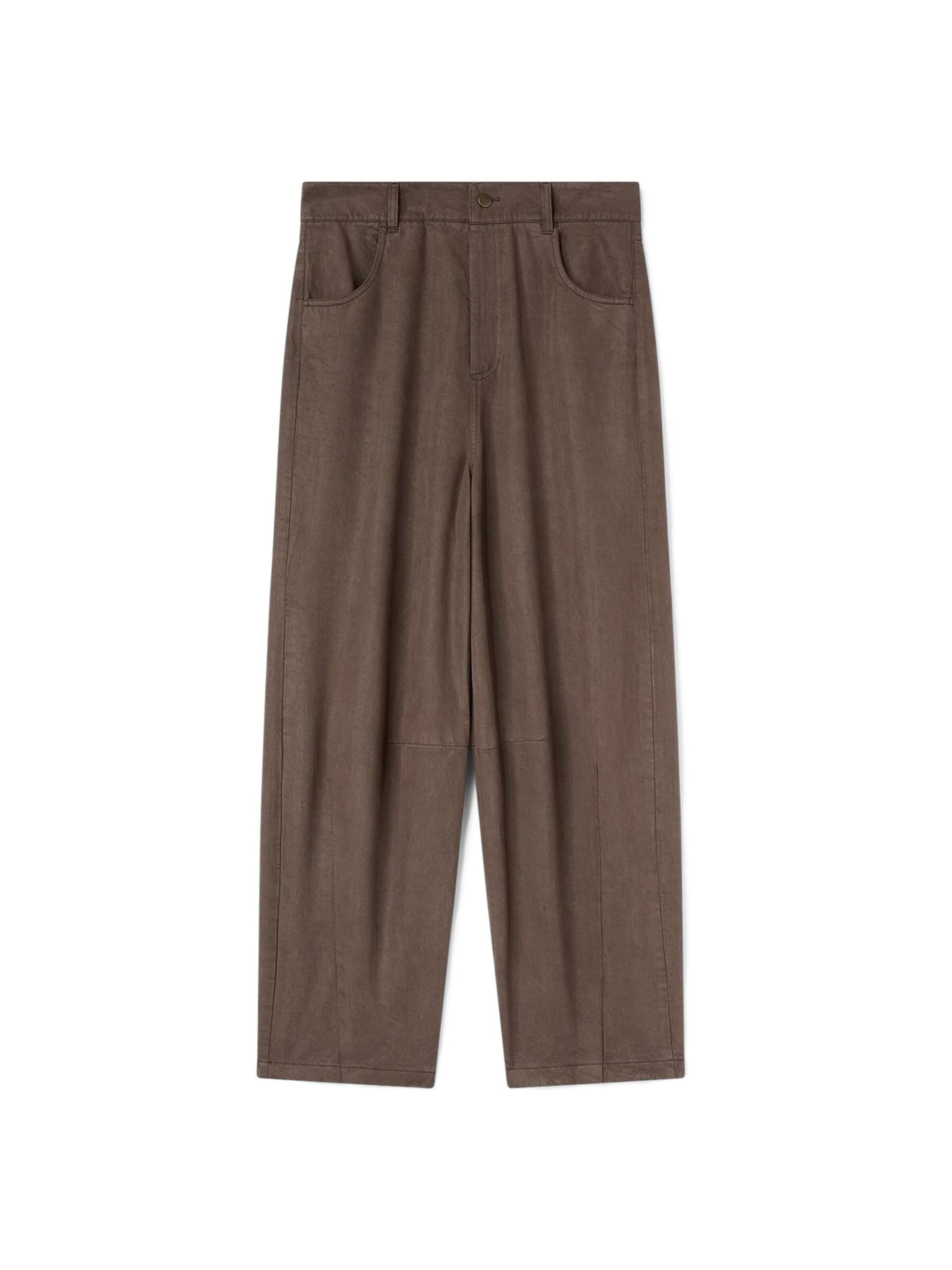 Wide Leg Pantalon MOTIVI en marron : devant