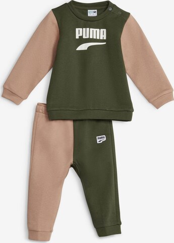 PUMA Joggingpak in Beige: voorkant