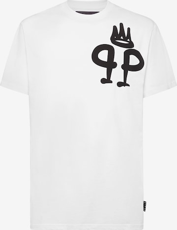 Philipp Plein T-Shirt 'King' in Weiß: Vorderseite